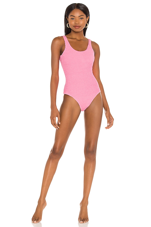 view 2 of 5 The Backless One Piece in Crinkle Pink