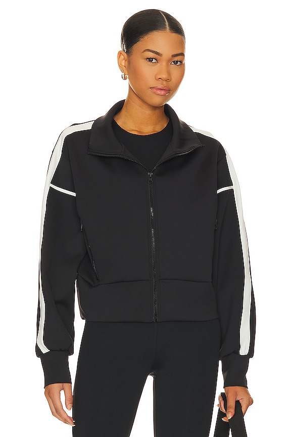 view 2 of 5 КУРТКА SCUBA in Jet Black & Brilliant White