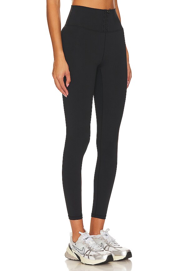 view 2 of 4 Lace Up Legging in Jet Black