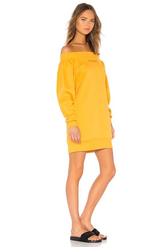 view 2 of 3 ROBE BLOUSON BARDOT SWEAT in Golden Orange