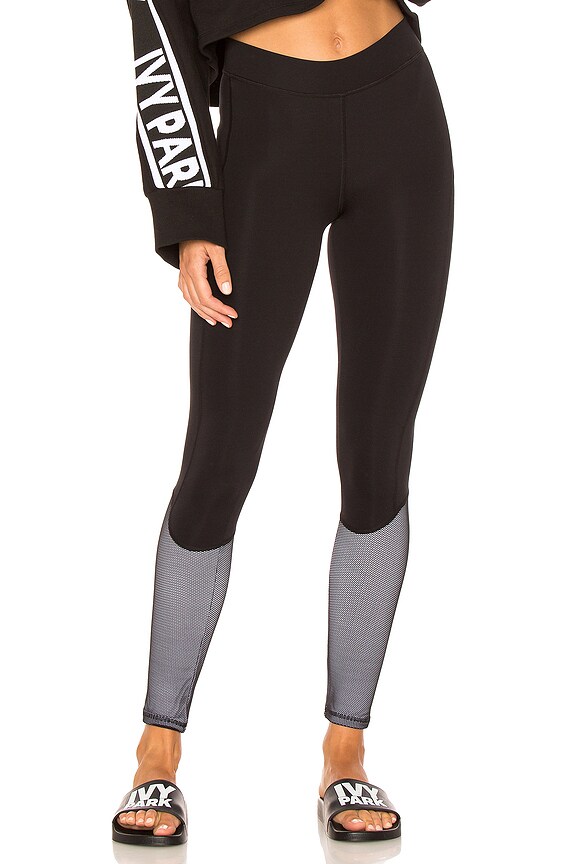 view 2 of 5 Ankle Mesh Legging in Black