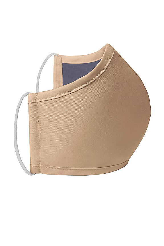 view 2 of 3 Reusable Antimicrobial Face Mask (5 Pack) in Khaki