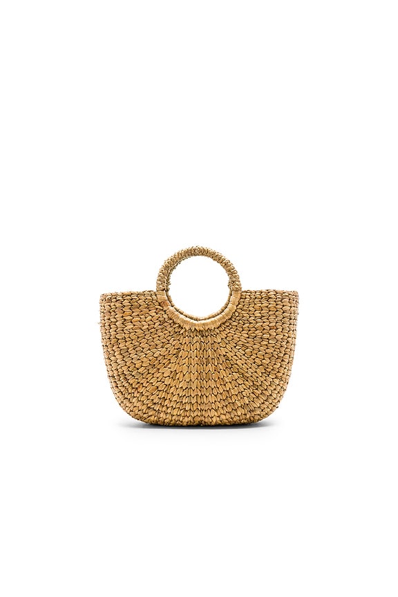 view 2 of 4 Basket Mini 7 Tassel in Lime