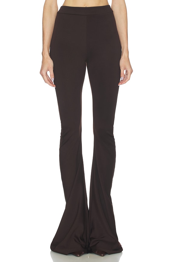 view 1 of 6 Twisted Stretch Trouser in Dark Brown