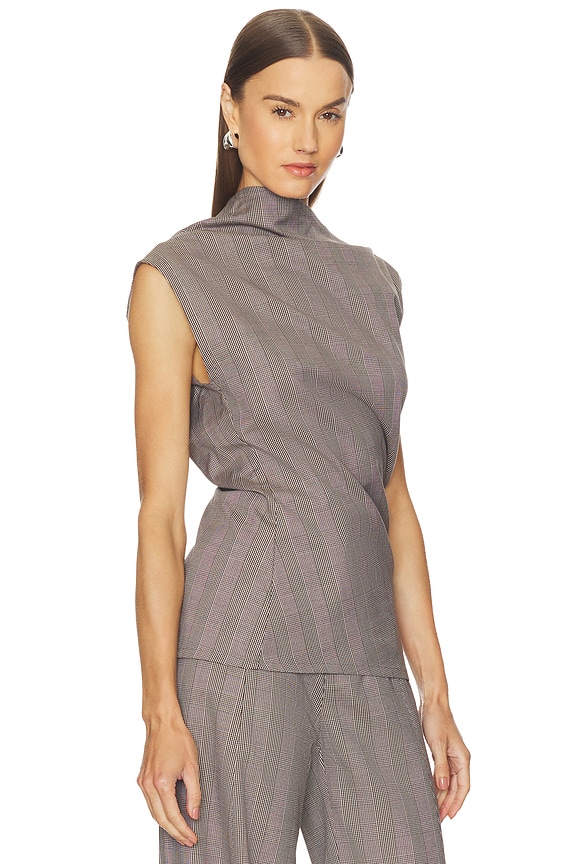 view 2 of 6 Asymmetric Top in Beige