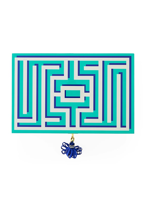 view 2 of 4 BOÎTE À BIJOUX LABYRINTH LACQUER JEWELRY BOX in Green