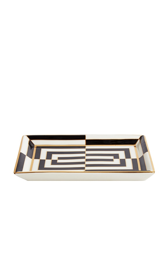 Op Art Rectangle Tray