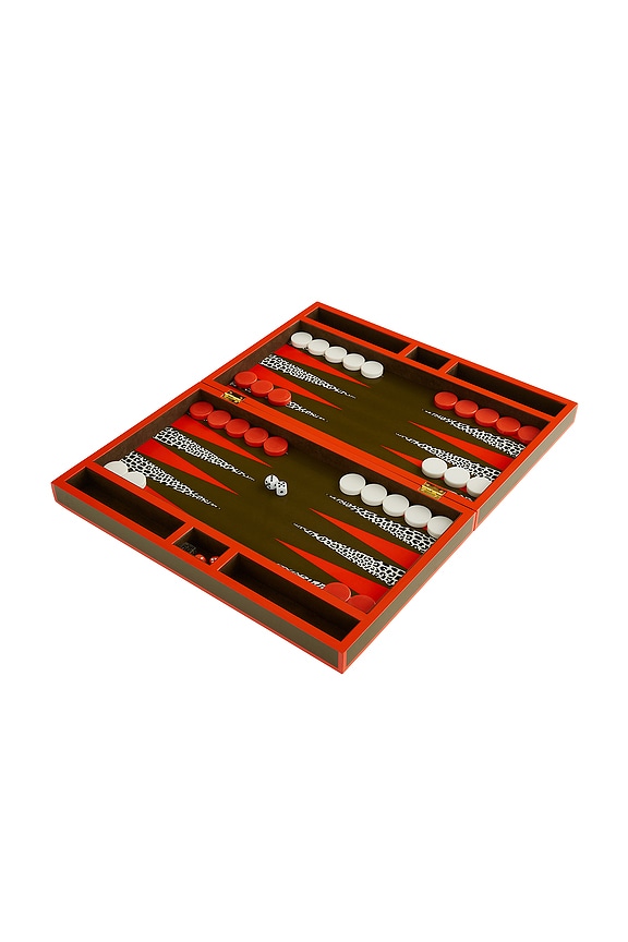 view 2 of 3 Leopard Backgammon Set in 