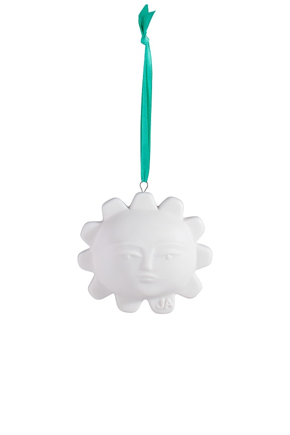 view 2 of 5 Sun Ornament in White