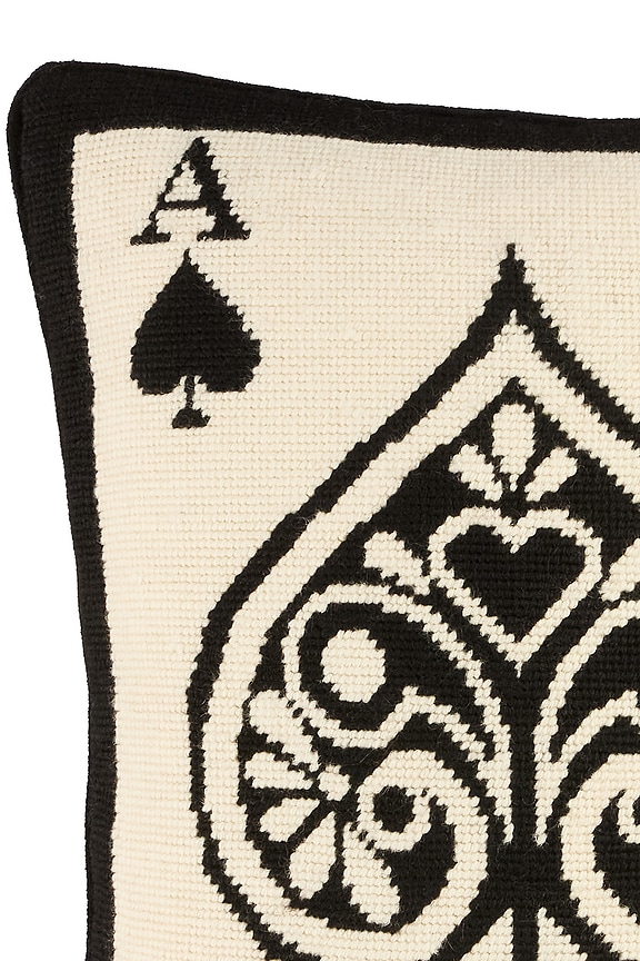 view 2 of 2 ALMOHADA PILLOW in White & Black