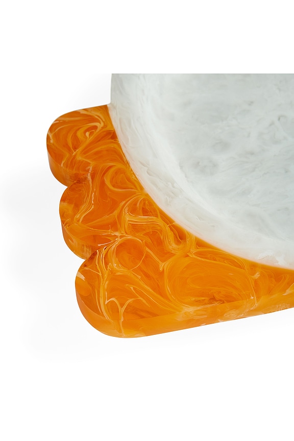 view 2 of 3 Mustique Scallop Tray in 