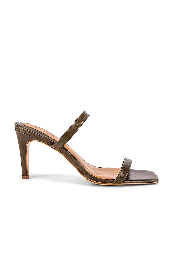 view 1 of 5 Two Strap Wrinkled Sandal in Olive