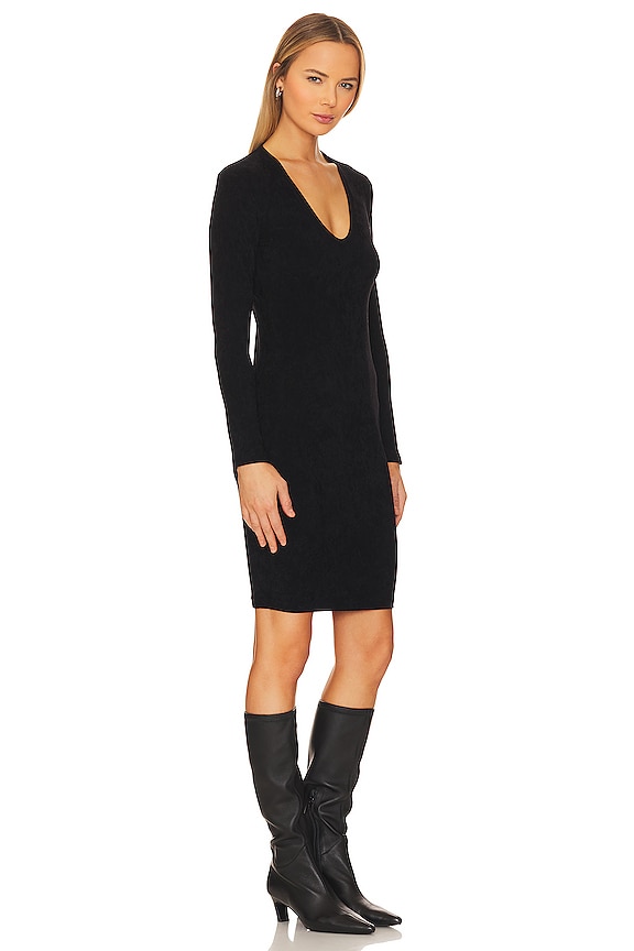 view 2 of 3 V Neck Dress in Black