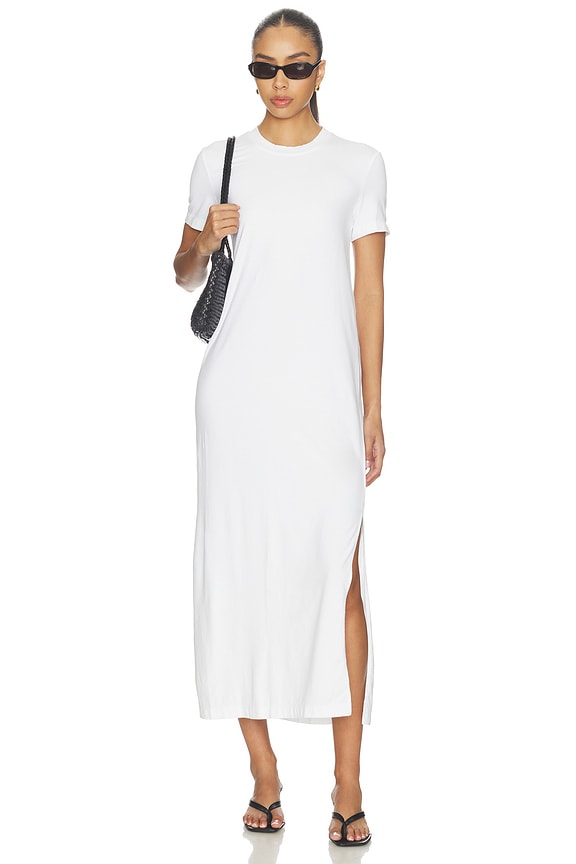 view 1 of 3 Relaxed T-shirt Dress in White