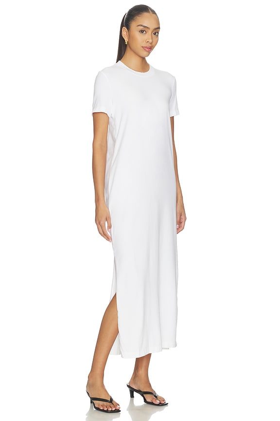view 2 of 3 Relaxed T-shirt Dress in White