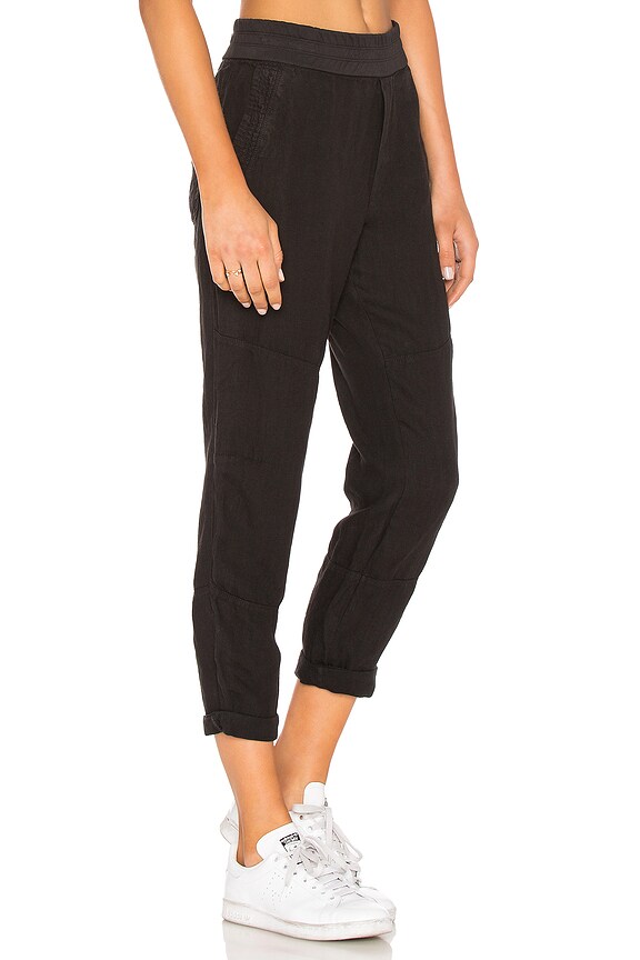 view 2 of 4 Patched Pull On Pant in Black