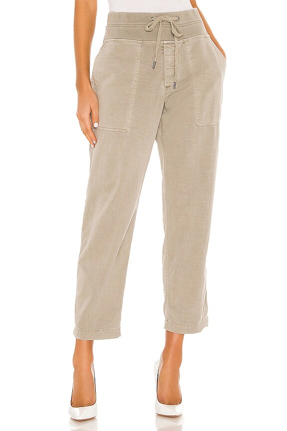 James Perse Pull On Clean Cargo Pant in Chino | REVOLVE