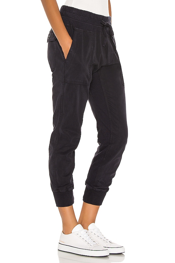 view 2 of 4 Cord Mixed Media Pant in French Navy