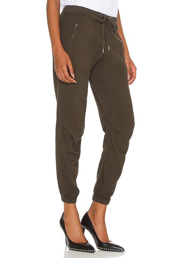 view 2 of 4 Utility Soft Drape Pant in Army Green