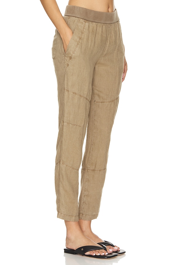 view 2 of 4 Patched Pull On Pant in Cashew