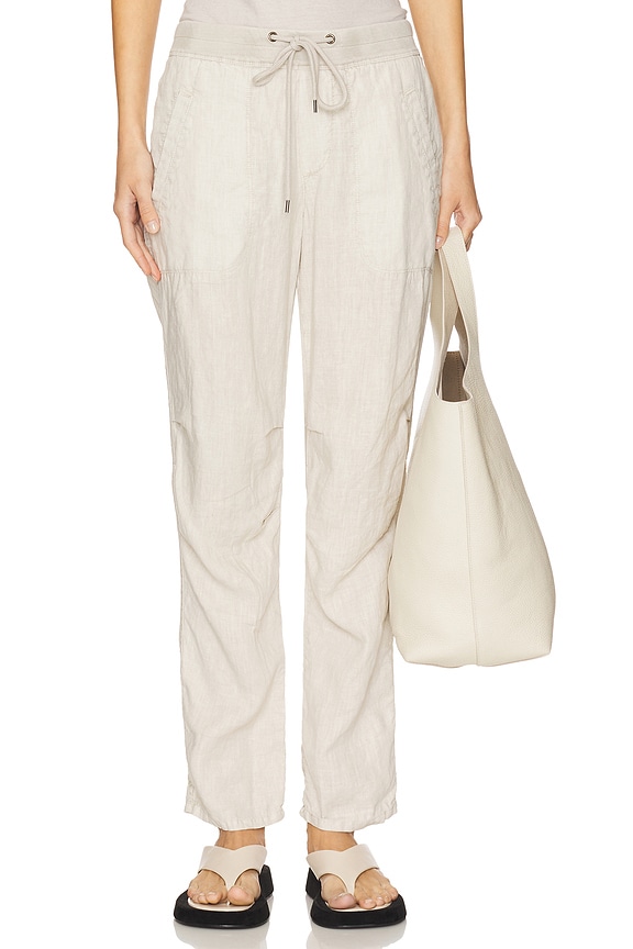 view 1 of 6 Soft Drape Pant in Salt Pigment