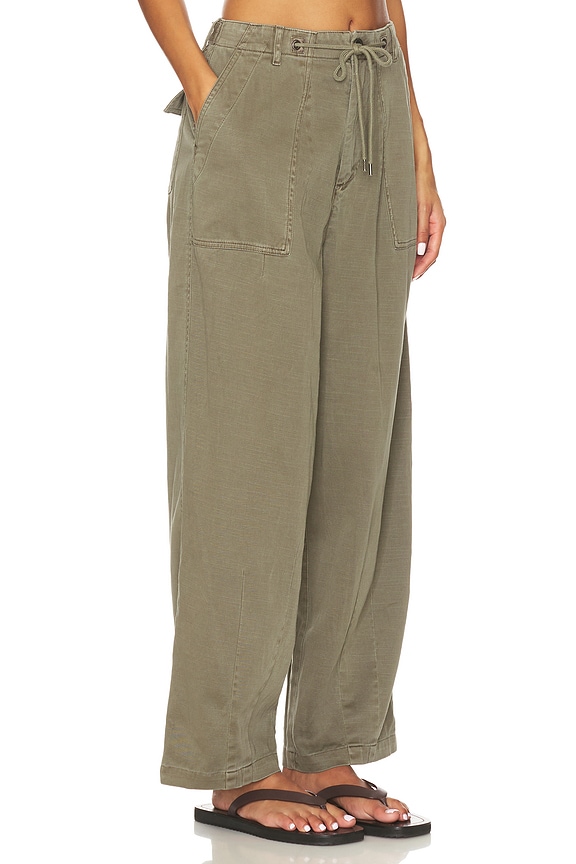 view 2 of 6 PANTALON OVERSIZED STYLE MILITAIRE in Birch Pigment