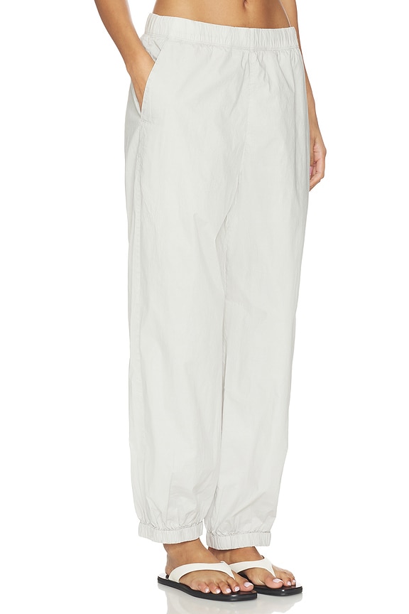 view 2 of 6 Stretch Poplin Parachute Pant in Salt in Salt Pigment