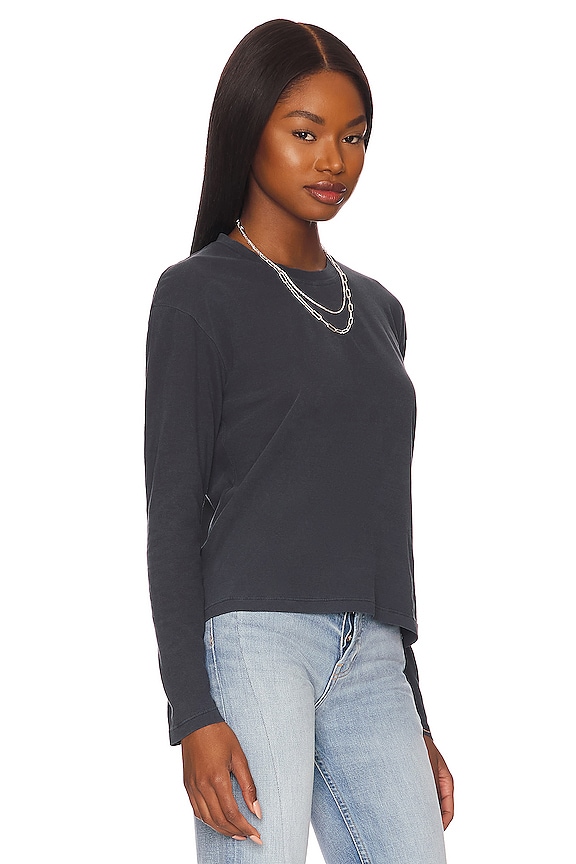 view 2 of 4 Boxy Long Sleeve Tee in Titan