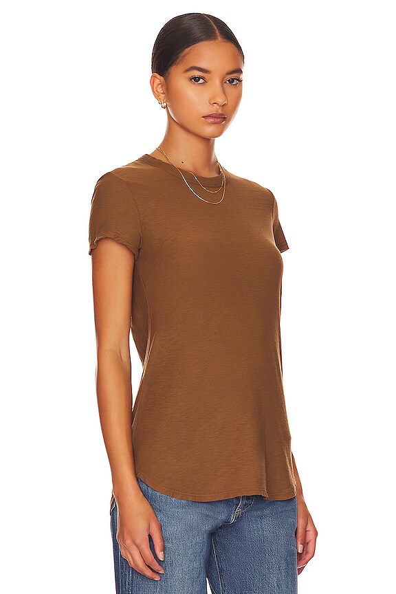 view 2 of 4 Slub Crew Neck Tee in Acorn