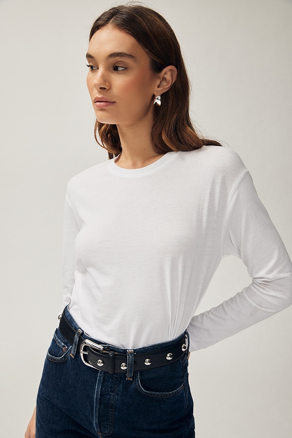 view 2 of 10 T-SHIRTS MANCHES LONGUES in White