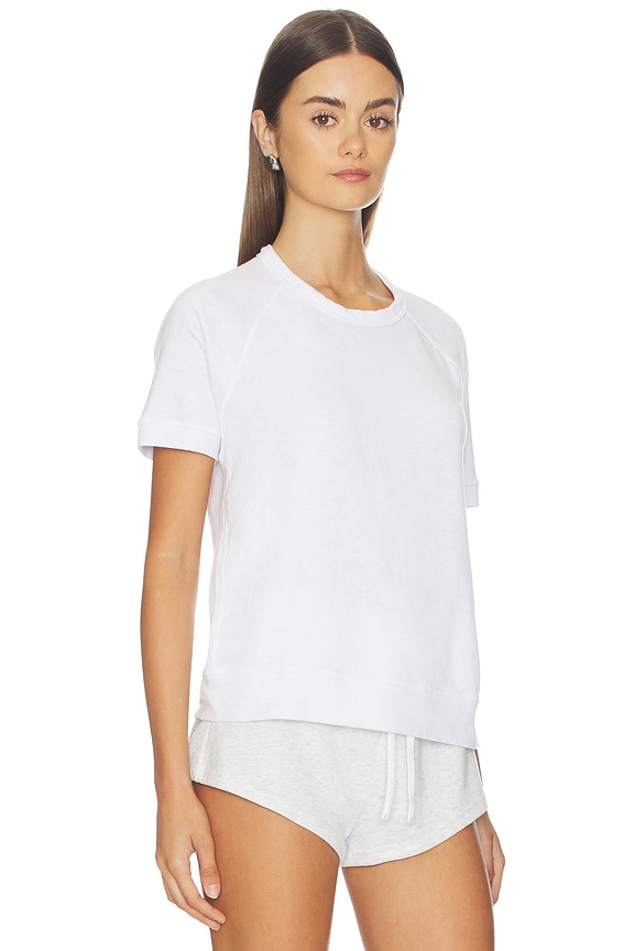 view 2 of 4 Vintage Cotton French Terry Sweat Top in White