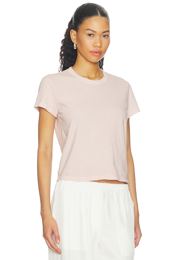 view 2 of 4 CAMISETA DE MANGA CORTA CON CUELLO REDONDO AJUSTADO in Rose Quartz