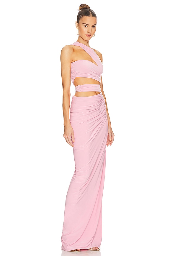 view 2 of 4 Cassia Dress in Solid Pink