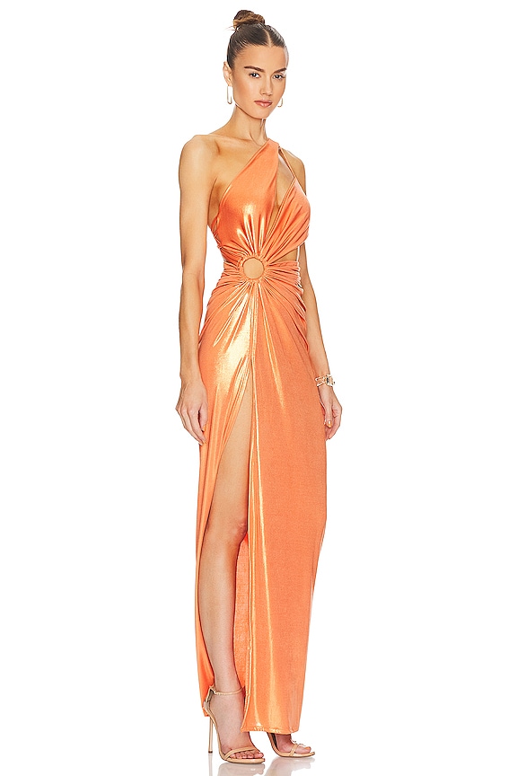 view 2 of 4 ROBE MAHALA in Metallic Orange