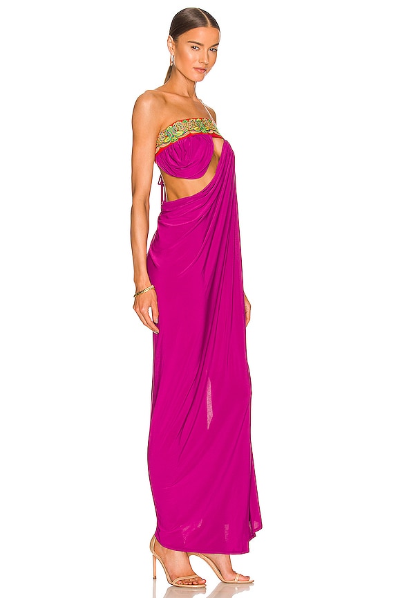 view 2 of 4 VESTIDO AVA in Magenta