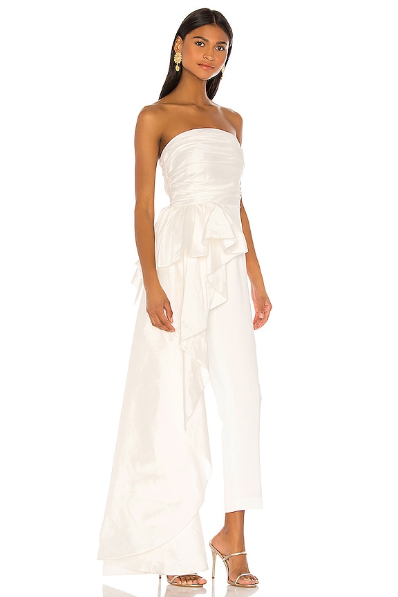 view 2 of 4 Sky Jumpsuit in White & Light Ivory