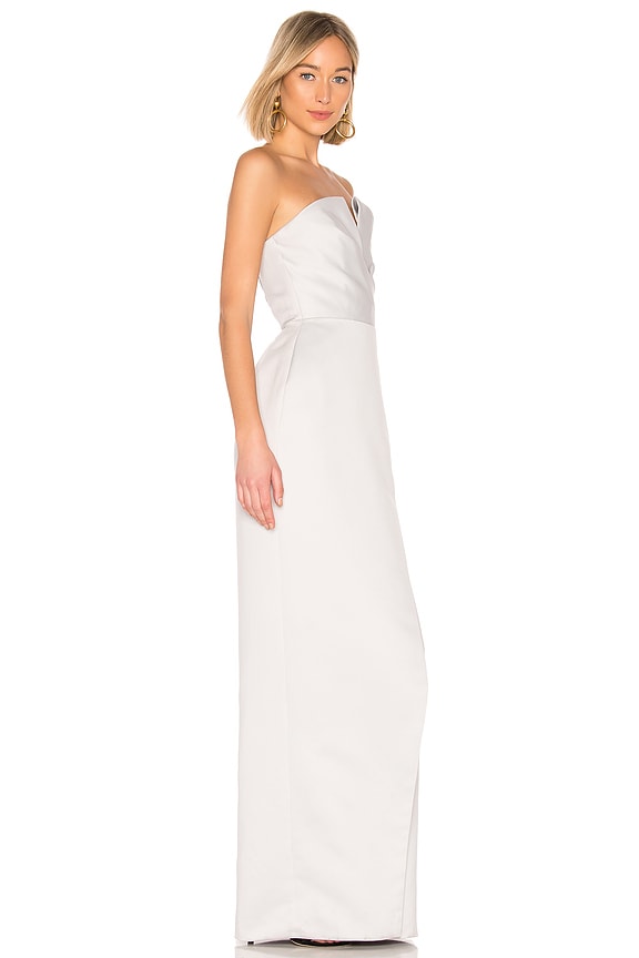 view 2 of 3 Darcy Gown in Silver