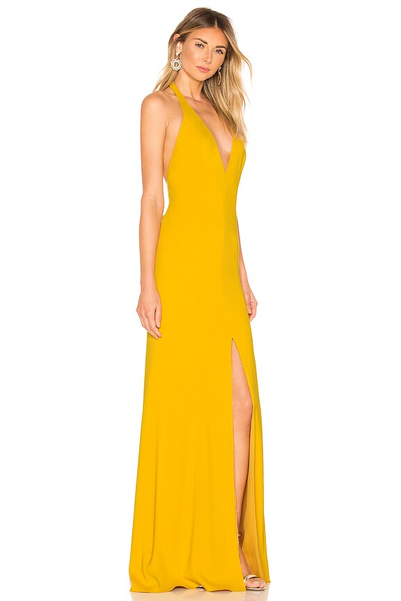 view 2 of 3 Lena Gown in Marigold