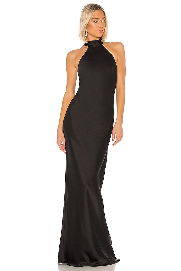 view 1 of 3 ROBE DE SOIRÉE BRISCO in Black