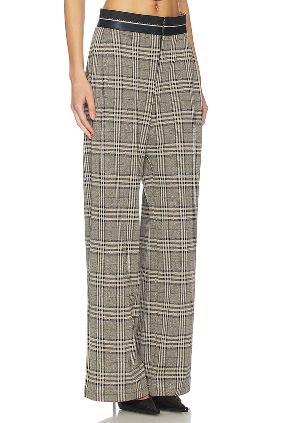 view 2 of 6 Aubrey Pant in Multi Tartan