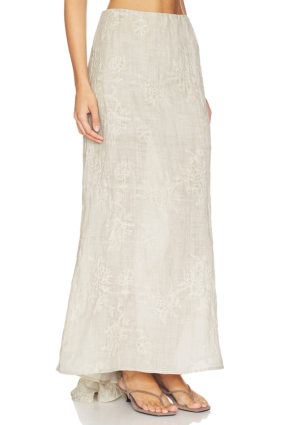 view 2 of 6 Adelina Skirt in Green Tea