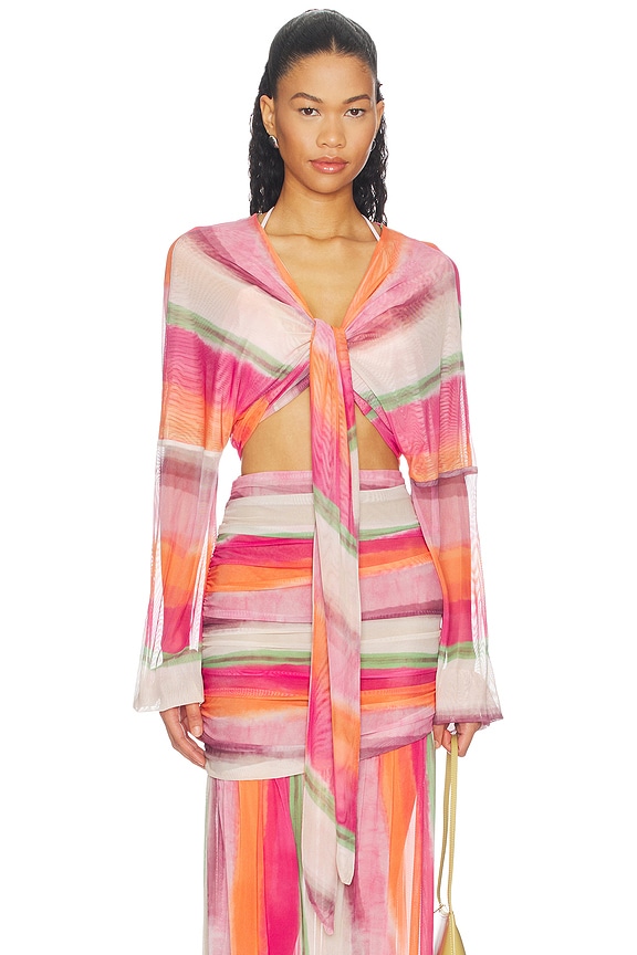 view 1 of 4 Esther Top in Pink Multi