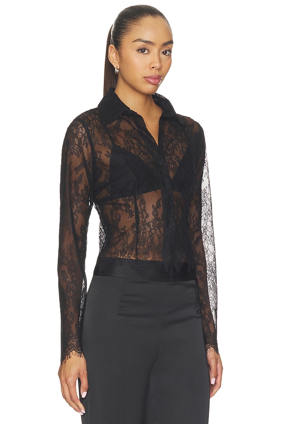 view 2 of 5 Tahlia Top in Black