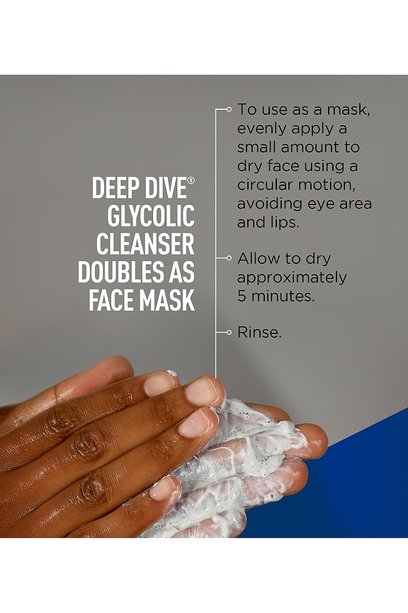 view 2 of 7 Deep Dive Glycolic Facial Cleanser in 