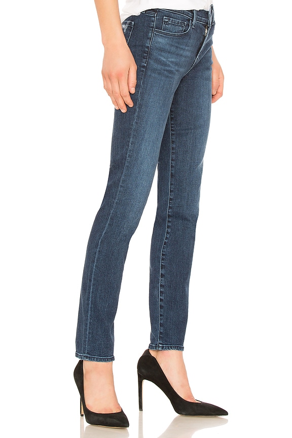 view 2 of 4 Maude Mid Rise Cigarette Jean in Belladonna