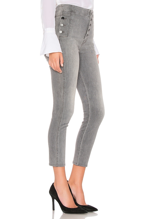 view 2 of 4 Natasha Sky High Crop Skinny in Pearl Grey