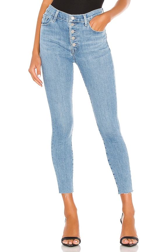 view 1 of 4 Lillie High Rise Crop Skinny in Cloudy