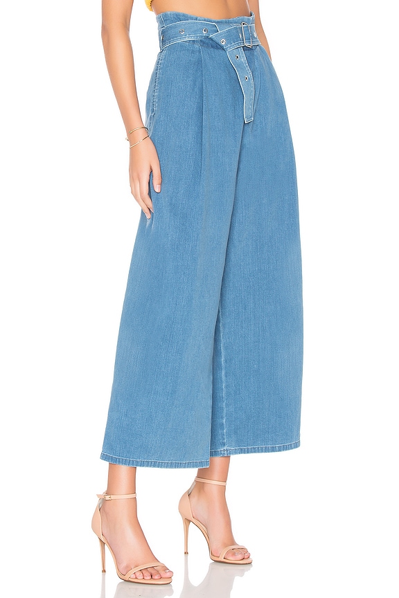 view 2 of 4 Via Pleat Front Pant in Heavenly