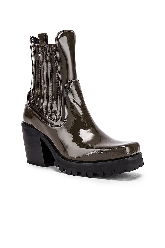 view 2 of 5 Elkins Boot in Dark Grey Patent