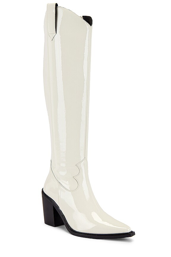 view 2 of 5 Rumoured Boot in White Patent